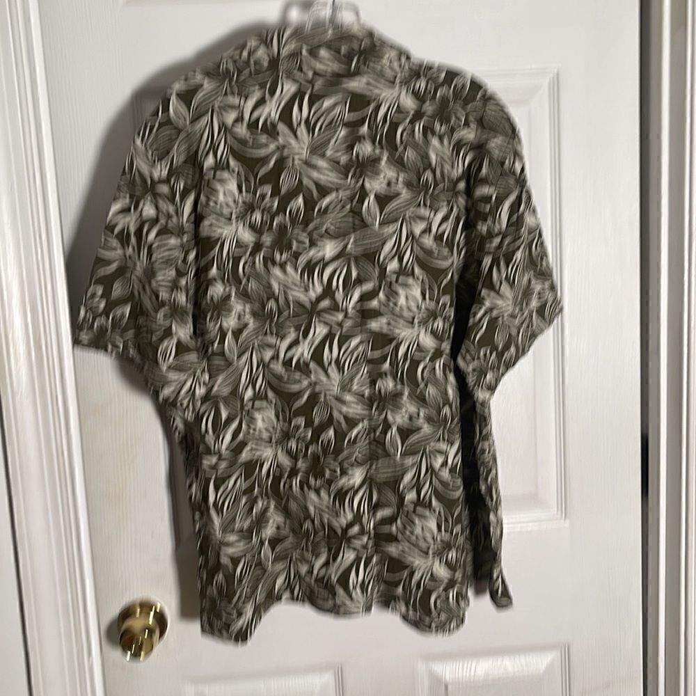 Cappsgallo Tropical Print Ladies Shirt XL NWOT Vintage - Picture 2 of 3